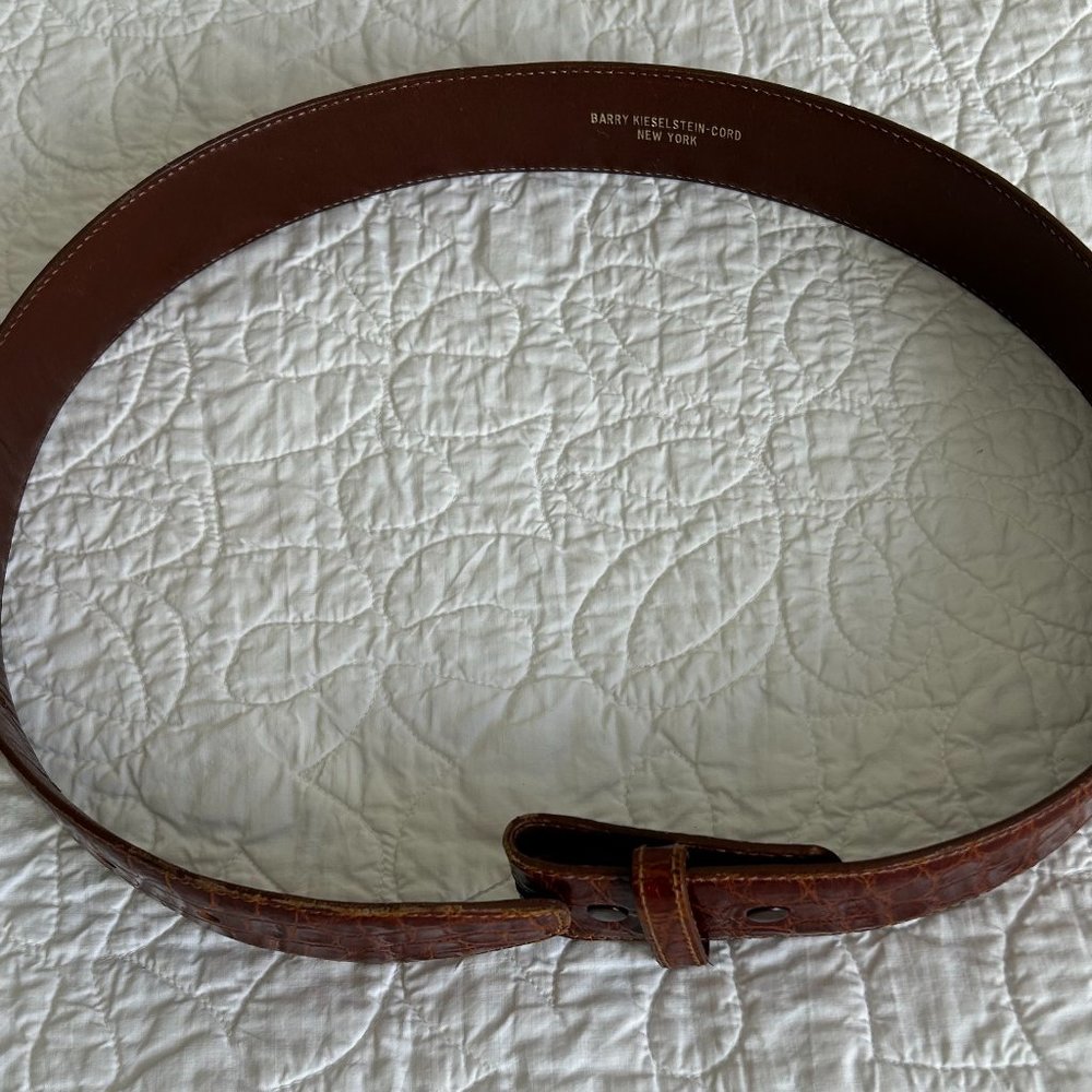 Barry Kieselstein-Cord Alligator Belt (1 1/2 x32 inches)